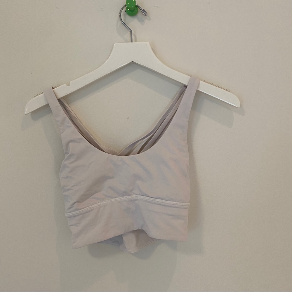 lululemon white sports bra